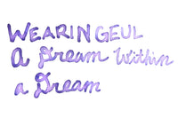 Wearingeul A Dream Within A Dream - Ink Sample