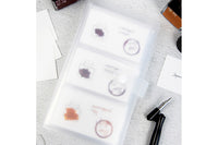 Wearingeul Transparent Color Chart Card Binder