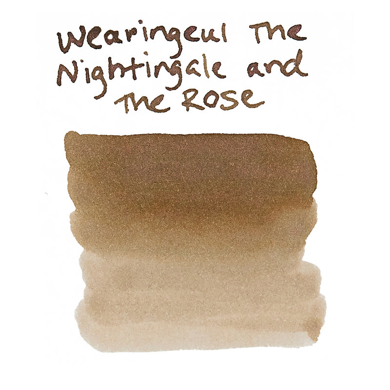 Wearingeul The Nightingale and the Rose - Ink Sample