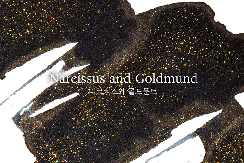 Wearingeul Narcissus and Goldmund - Ink Sample