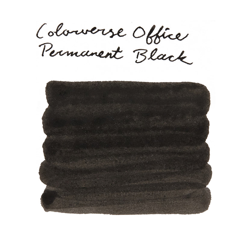 Colorverse Permanent Black - Ink Sample