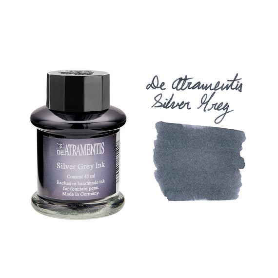De Atramentis Silver Grey - 45ml Bottled Ink