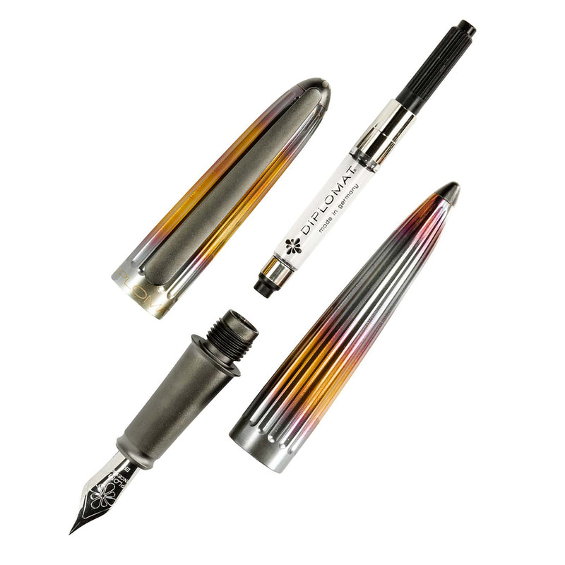Diplomat Aero Fountain Pen - Flame