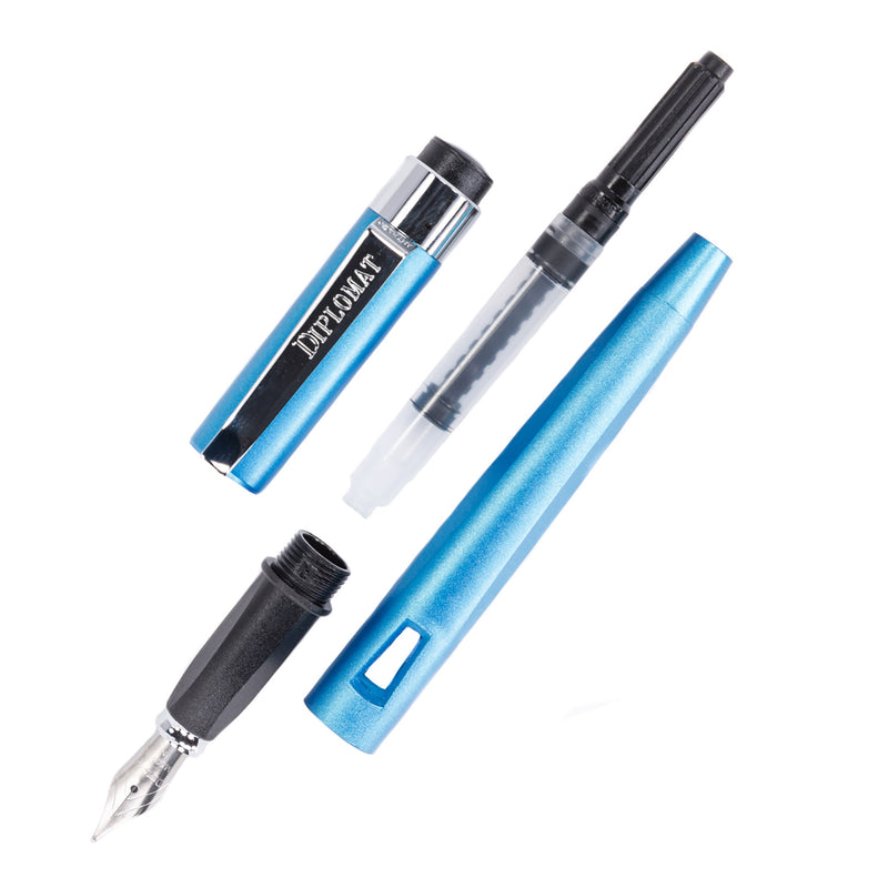 Diplomat Magnum Fountain Pen - Aegean Blue