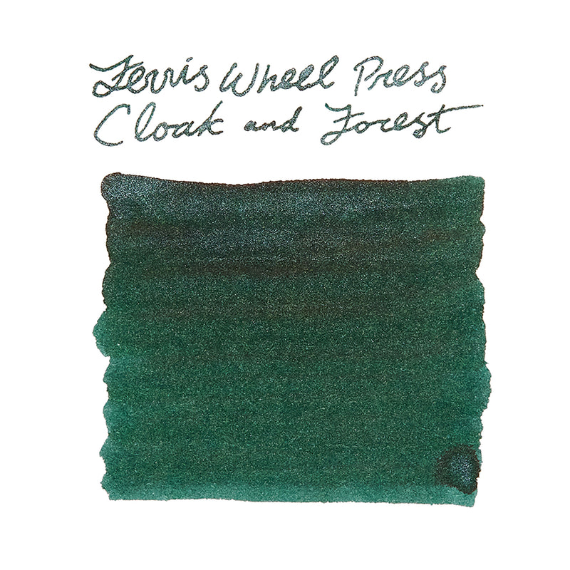 Ferris Wheel Press Cloak and Forest - Ink Sample