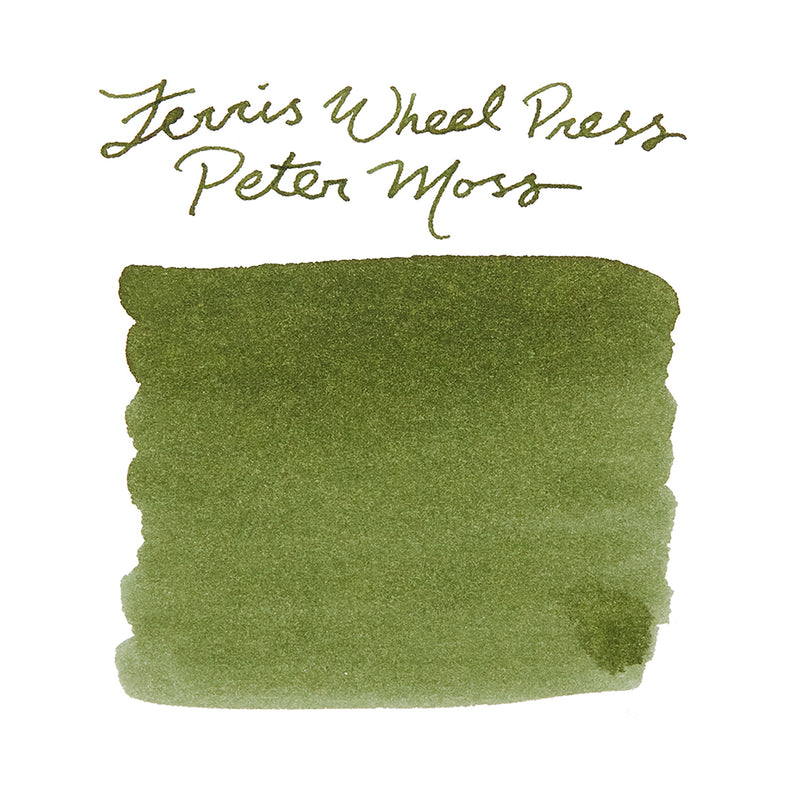 Ferris Wheel Press Peter Moss - Ink Sample