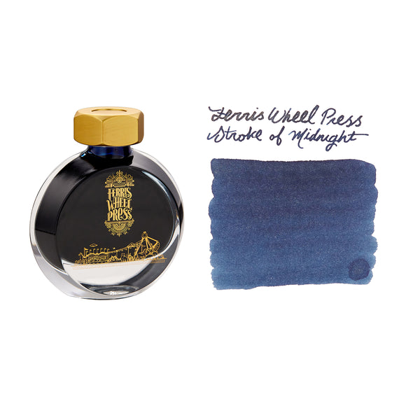 Ferris Wheel Press Stroke of Midnight - 38ml Bottled Ink