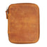 Galen Leather Zippered 10 Slot Pen Case - Crazy Horse Brown