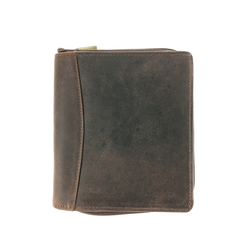Girologio 12 Zippered Pen Case - Bomber Brown