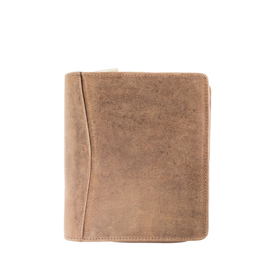 Girologio 12 Zippered Pen Case - Saddle