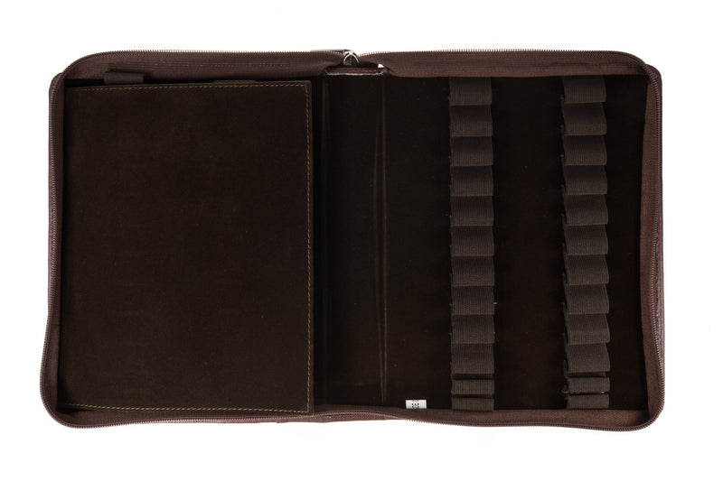 Girologio 24 Pen Case - Brown