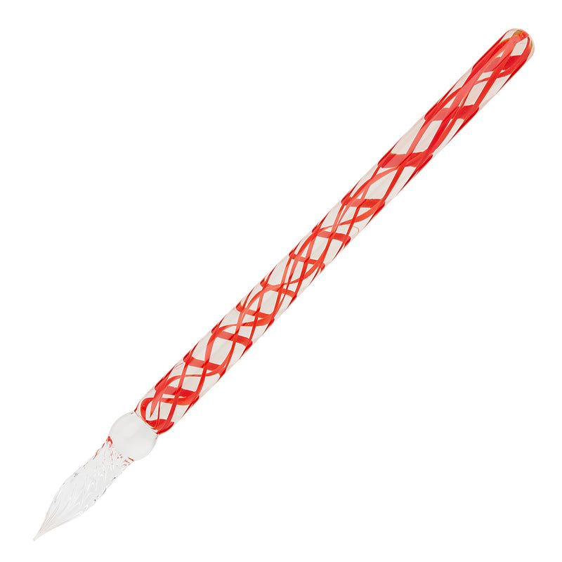 Jacques Herbin Straight Glass Dip Pen - Rouge Caroubier