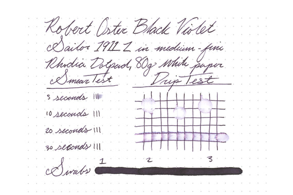 Robert Oster Black Violet fountain pen ink