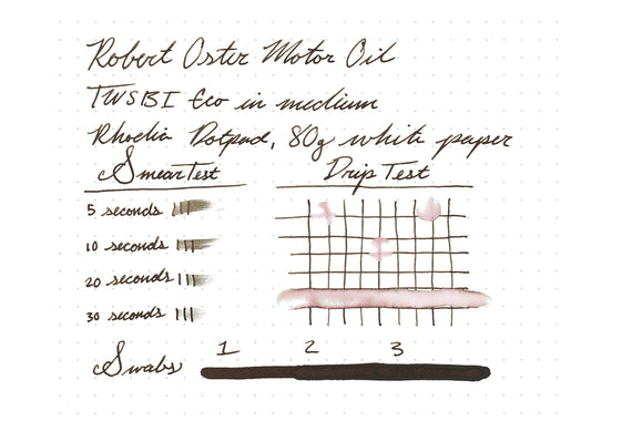 Robert Oster Motor Oil fountain pen ink