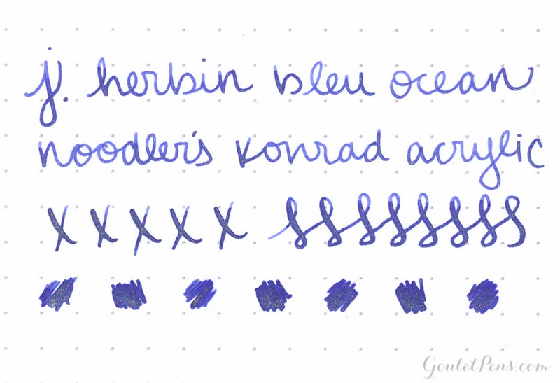 Jacques Herbin 1670 Bleu Ocean - 15ml Bottled Ink