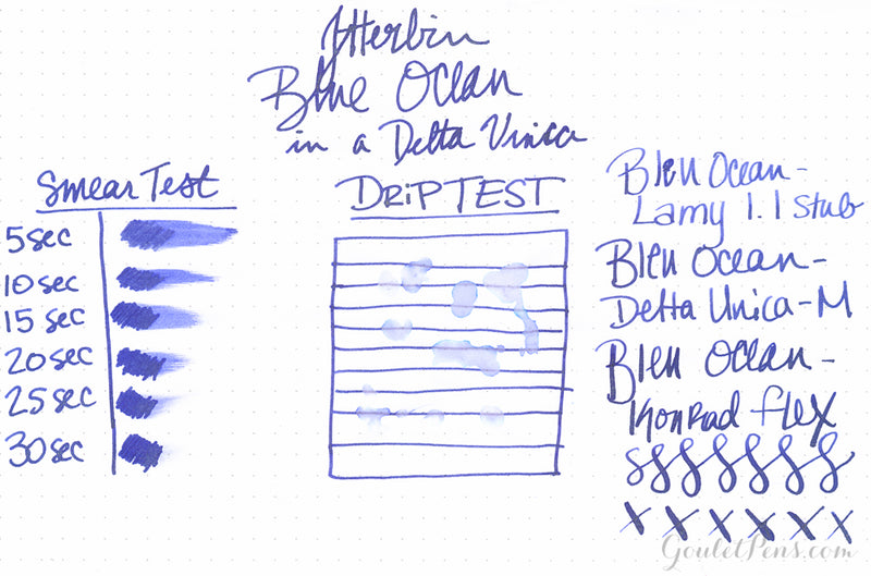 Jacques Herbin 1670 Bleu Ocean - 15ml Bottled Ink