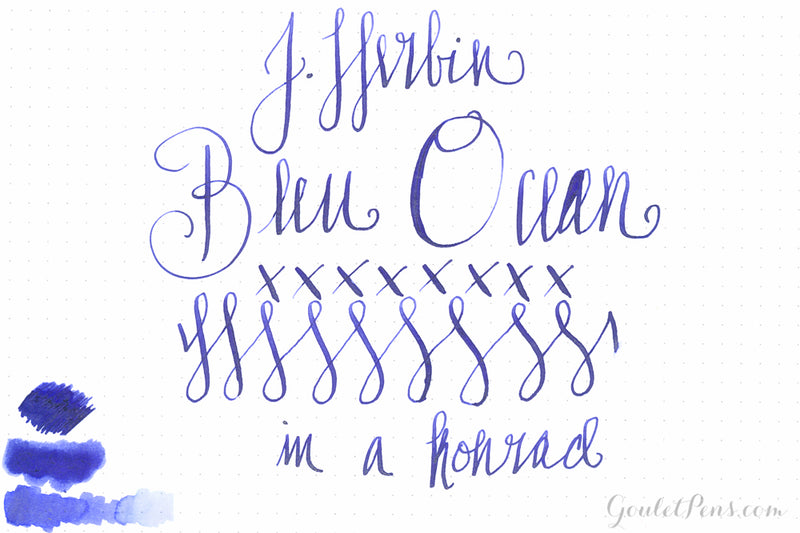 Jacques Herbin 1670 Bleu Ocean - 15ml Bottled Ink