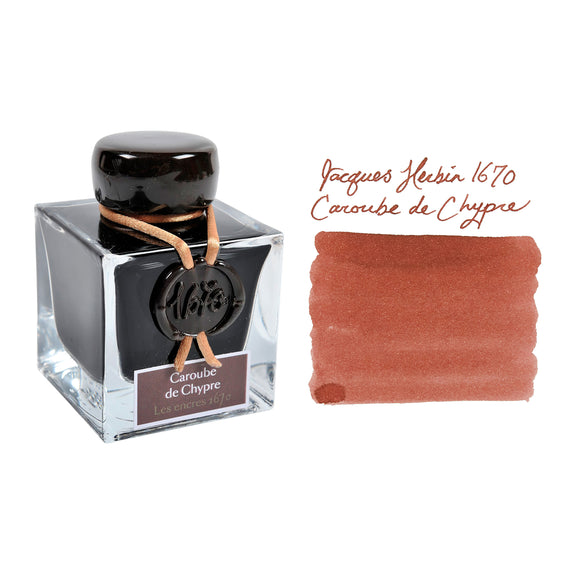 Jacques Herbin 1670 Caroube de Chypre - 50ml Bottled Ink