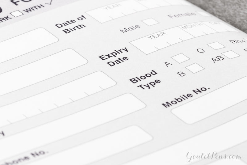 Traveler's Notebook Passport Refill 007 - Weekly Planner