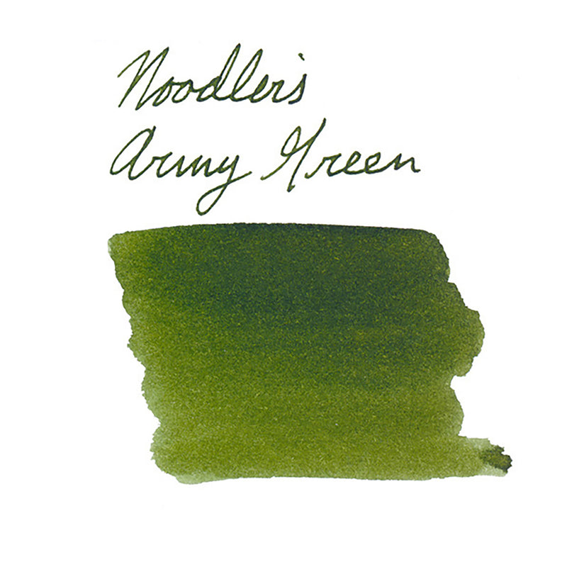 Noodler's Army Green - Ink Sample