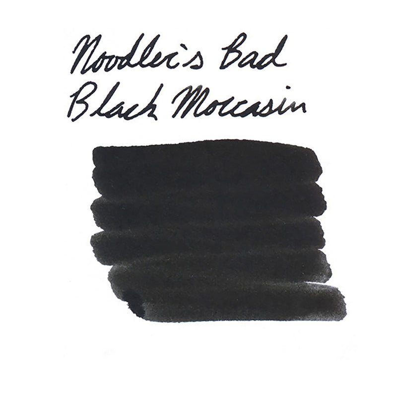 Noodler's Bad Black Moccasin - Ink Sample