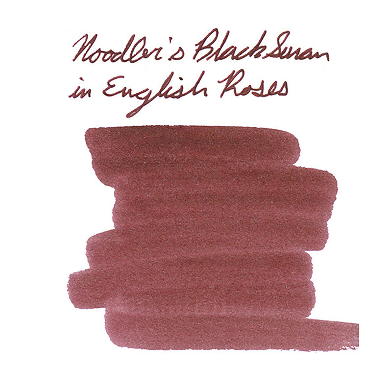 Noodler's Black Swan in English Roses - Ink Sample