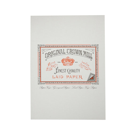Original Crown Mill Classic Laid A5 Tablet - Grey