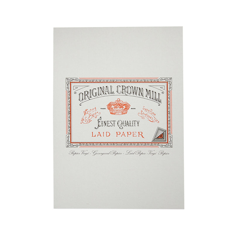 Original Crown Mill Classic Laid A5 Tablet - Grey