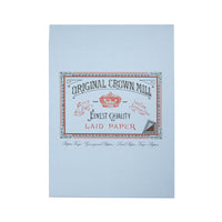 Original Crown Mill Classic Laid A5 Tablet - Light Blue