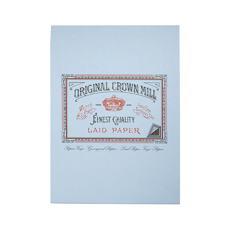 Original Crown Mill Classic Laid A5 Tablet - Light Blue
