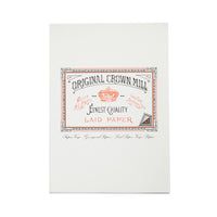 Original Crown Mill Classic Laid A5 Tablet - White