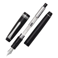 Pilot Justus 95 Fountain Pen - Black/Rhodium