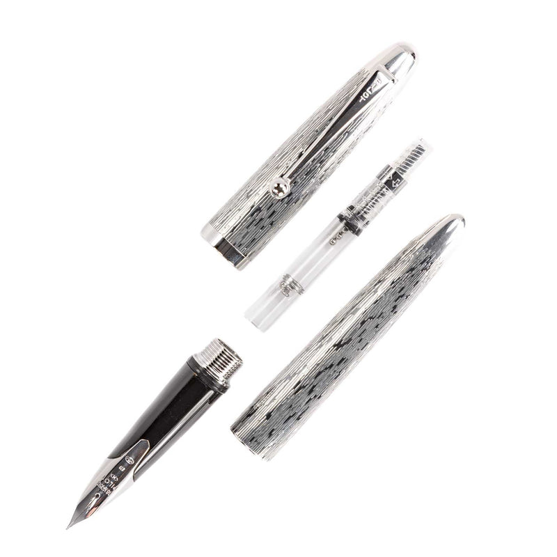 Pilot Sterling Fountain Pen - Silvern Tsumugi