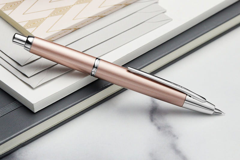 (Bottom Shelf) Pilot Vanishing Point Decimo Fountain Pen - Champagne