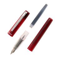 Platinum Prefounte Fountain Pen - Crimson Red