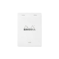 Rhodia No. 13 A6 Notepad - Ice White, Lined