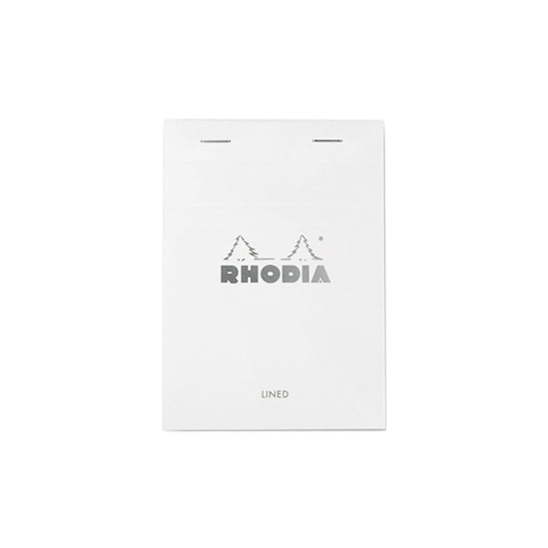 Rhodia No. 13 A6 Notepad - Ice White, Lined