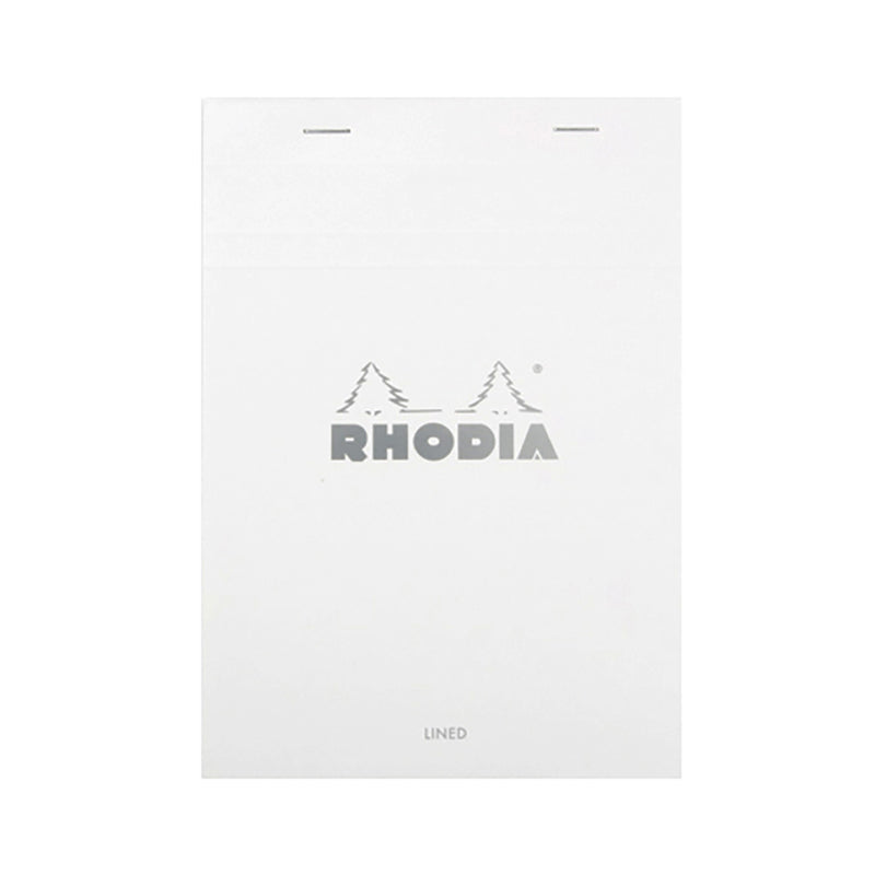 Rhodia No. 16 A5 Notepad - Ice White, Lined