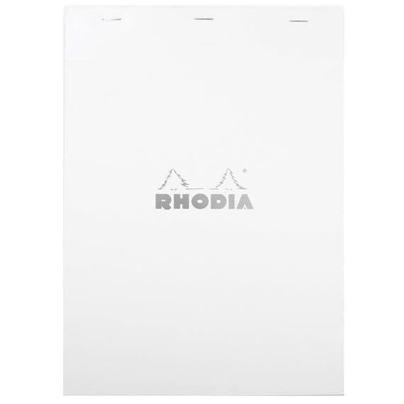 Rhodia No. 18 A4 Notepad - Ice White, Graph