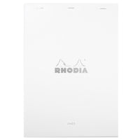 Rhodia No. 18 A4 Notepad - Ice White, Lined