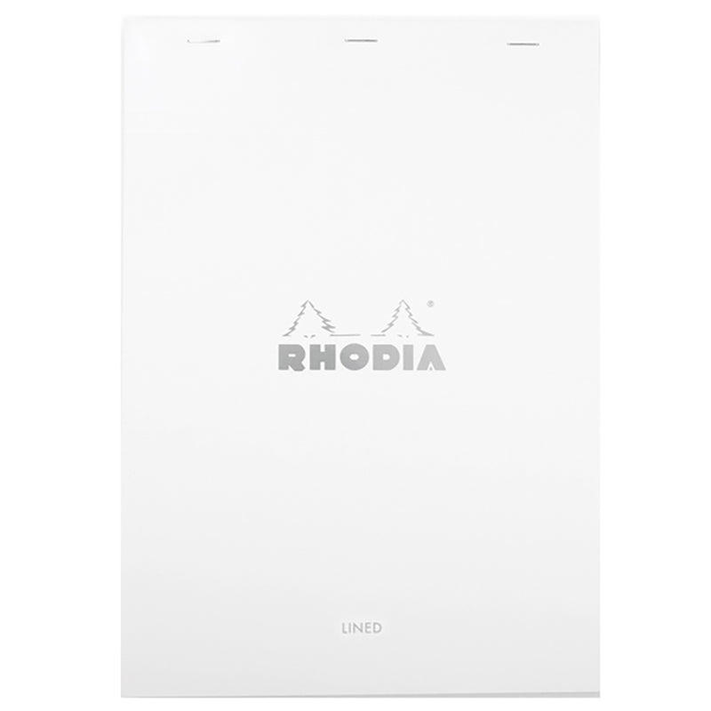 Rhodia No. 18 A4 Notepad - Ice White, Lined