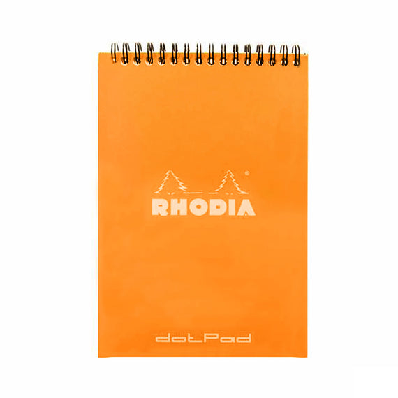 Rhodia No. 16 Top Wirebound A5 Notebook - Orange, Dot Grid