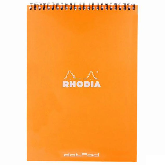 Rhodia No. 18 Top Wirebound A4 Notebook - Orange, Dot Grid