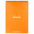 Rhodia No. 18 Top Wirebound A4 Notepad - Orange, Dot Grid