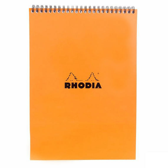 Rhodia No. 18 Top Wirebound A4 Notebook - Orange, Lined