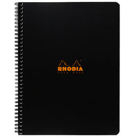 Rhodia Classic Wirebound Notebook - Black, Lined (8.86 x 11.69)