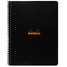 Rhodia Classic Wirebound Notebook - Black, Graph (8.86 x 11.69)