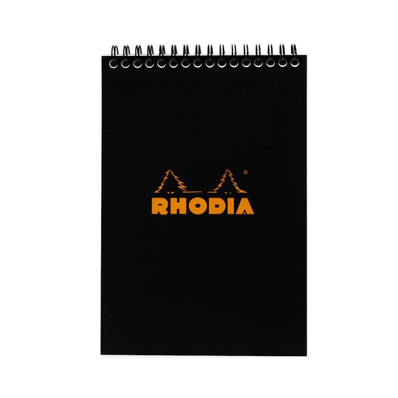 Rhodia No. 16 Top Wirebound A5 Notebook - Black, Graph