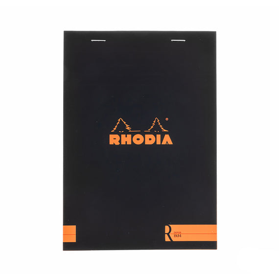 Rhodia No. 16 Premium A5 Notepad - Black, Lined