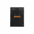 Rhodia No. 13 A6 Notepad - Black, Graph